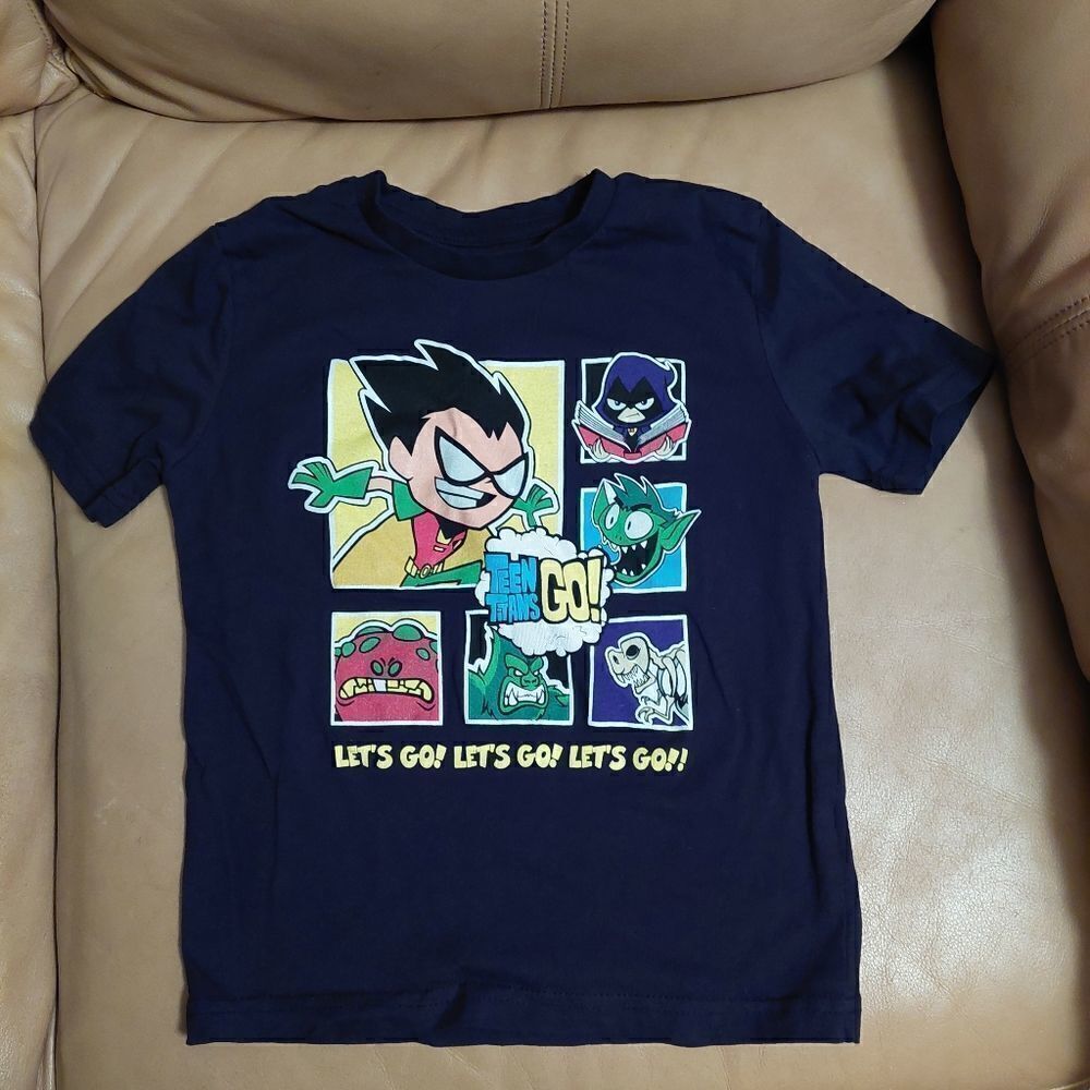 Black Teen Titans Go T-shirt